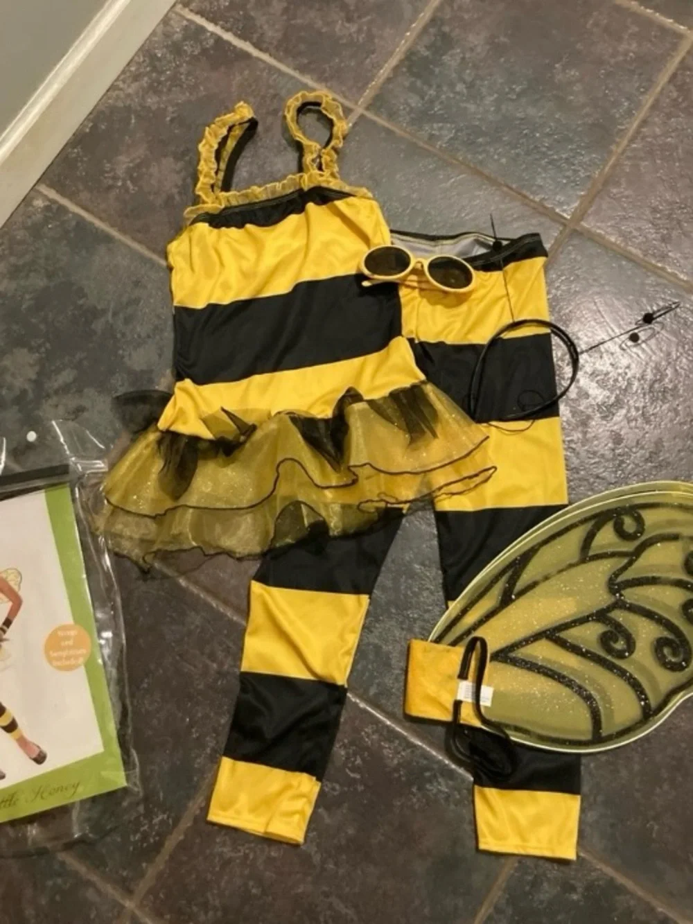 California Costumes “Little Honey Bee” Costume Girls Size M 7/8